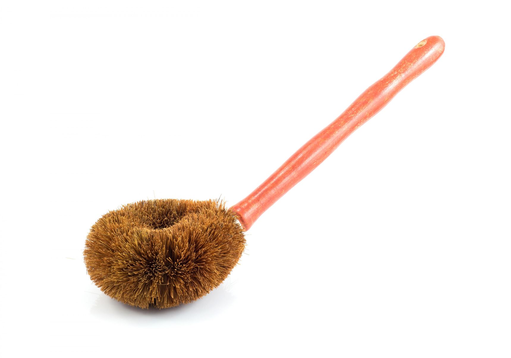 Wooden toilet brush
